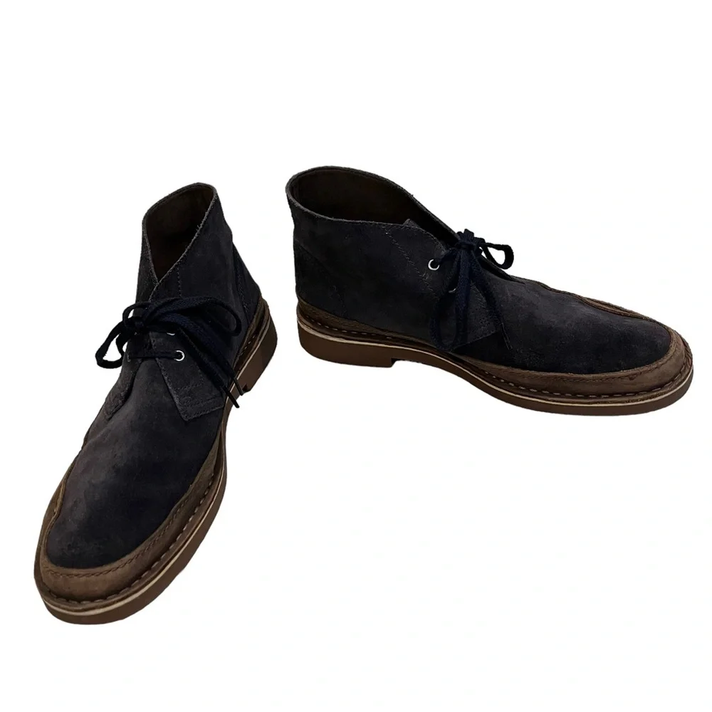 Clarks Men's Bushacre Rand Two Tone Chukka Boot, Sz 10.5